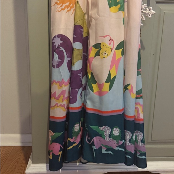 Farm Rio Inspired  Colorful Patterned Maxi Dress - Picture 7 of 8